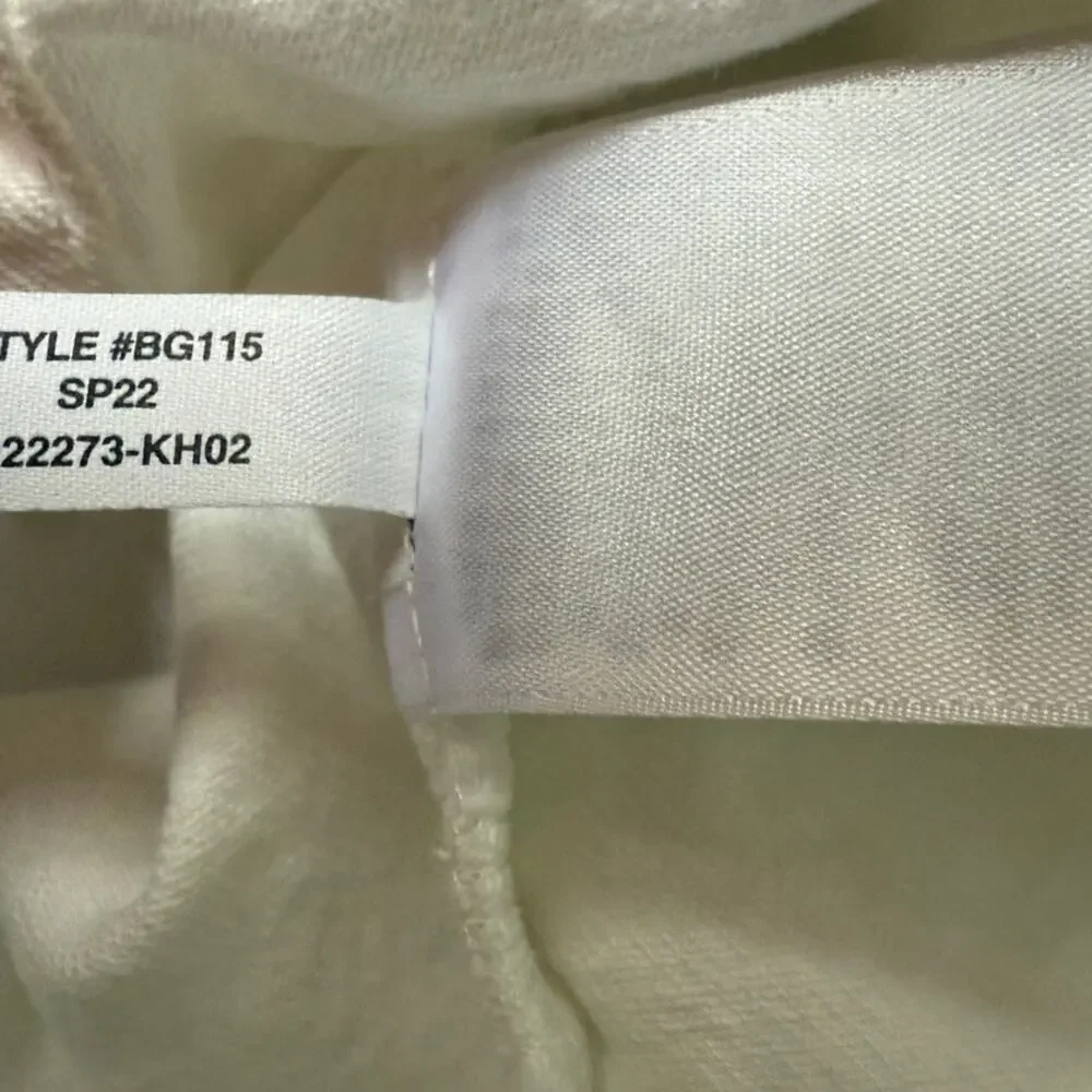 J‎ Crew White Garment-dyed chore jacket XS white